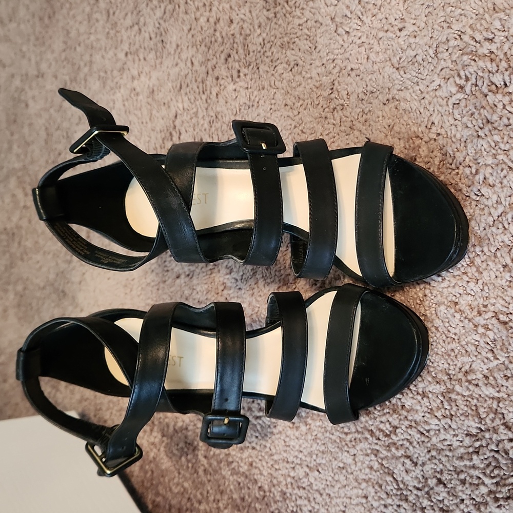 Nine West strappy heel